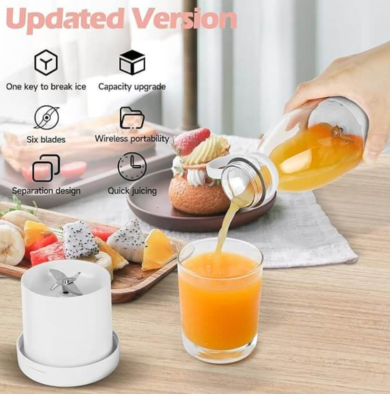 USB Rechargeable Portable Mini Juicer Blender