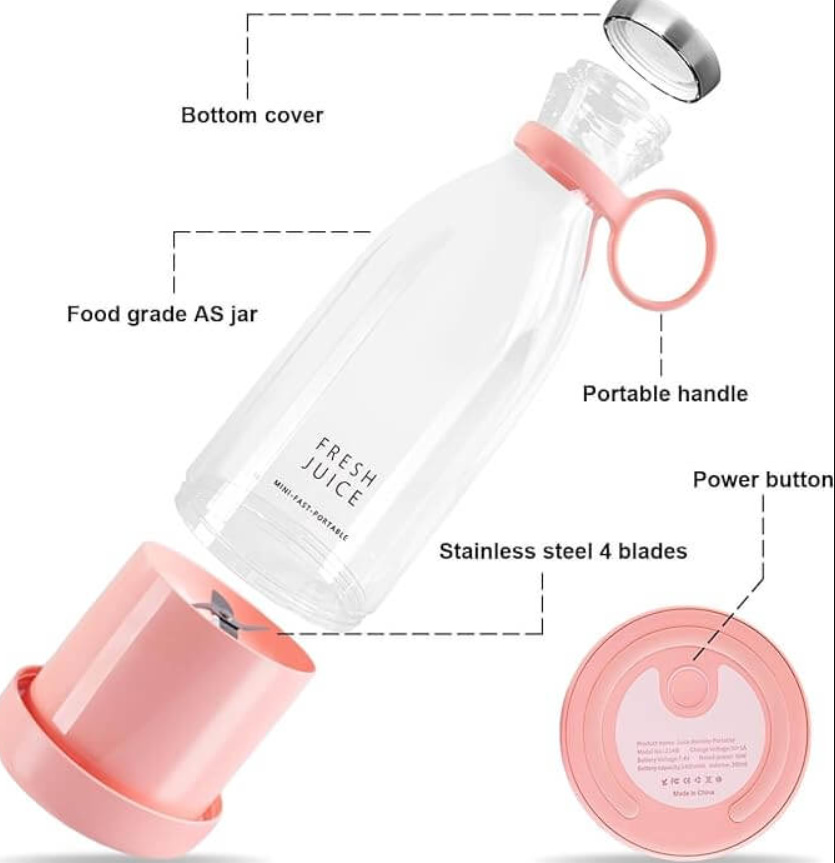 USB Rechargeable Portable Mini Juicer Blender