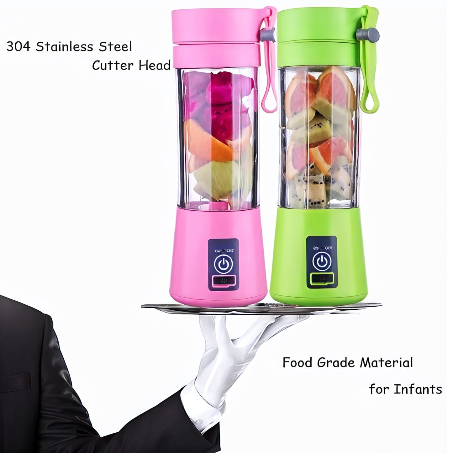 Portable & Rechargeable Battery Juice Blender