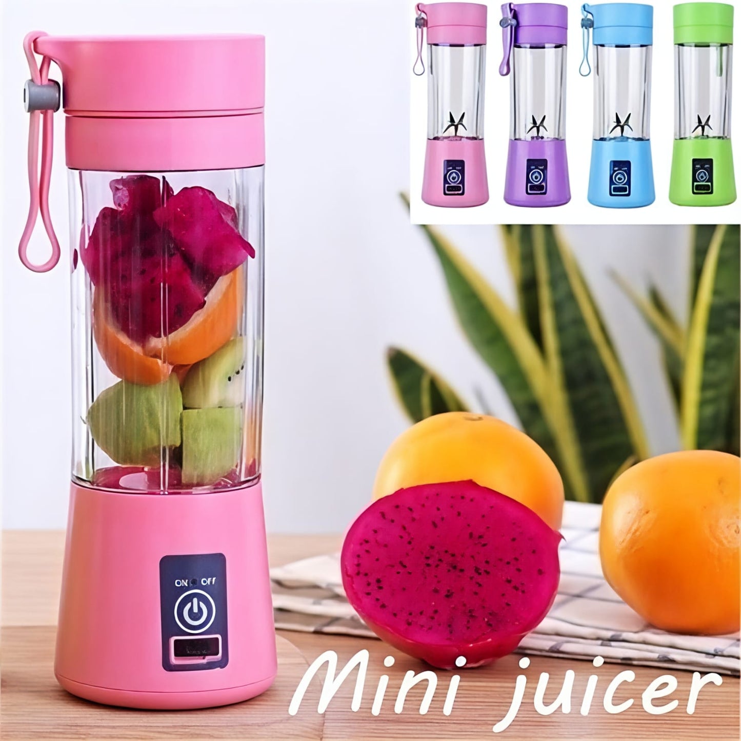 Portable & Rechargeable Battery Juice Blender