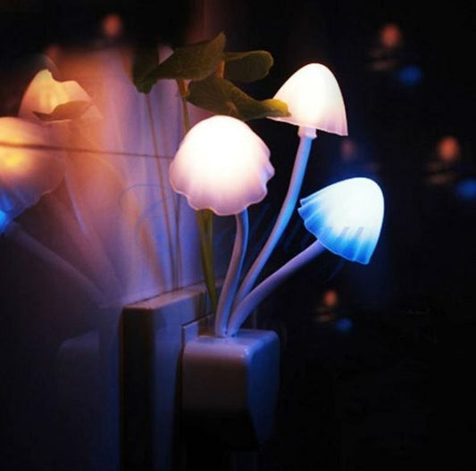 3d LED Mushroom Light COLORFUL