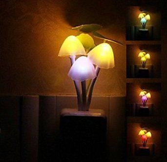 3d LED Mushroom Light COLORFUL